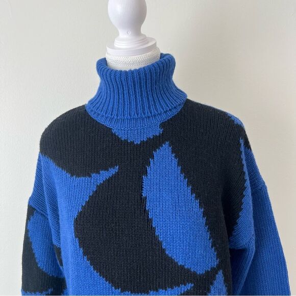 Reiss Brittany Wool Cashmere Turtleneck Sweater Size Small Chunky Knit - Picture 5 of 10